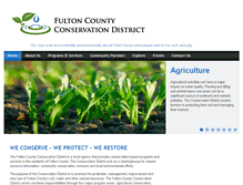 Tablet Screenshot of fultoncountyconservationdistrict.org